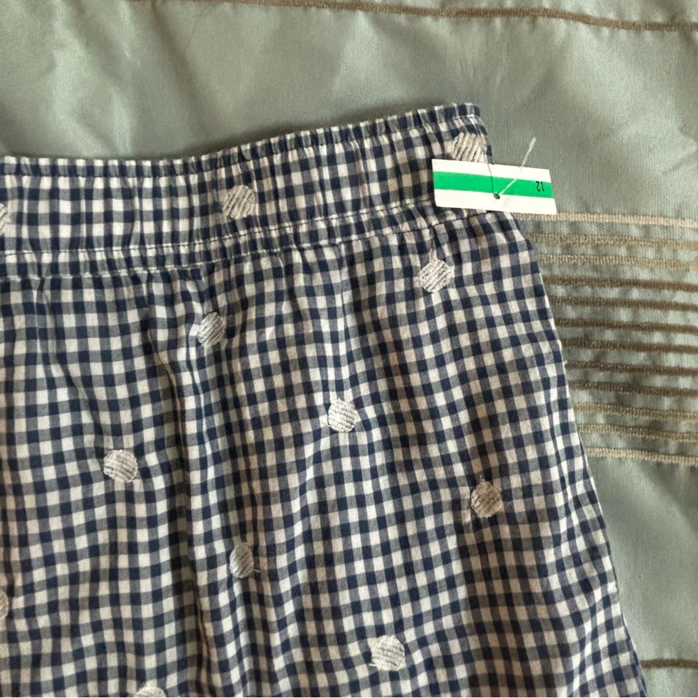 Madewell Gingham Tiered Pull On Skirt NWT - Picture 5 of 11